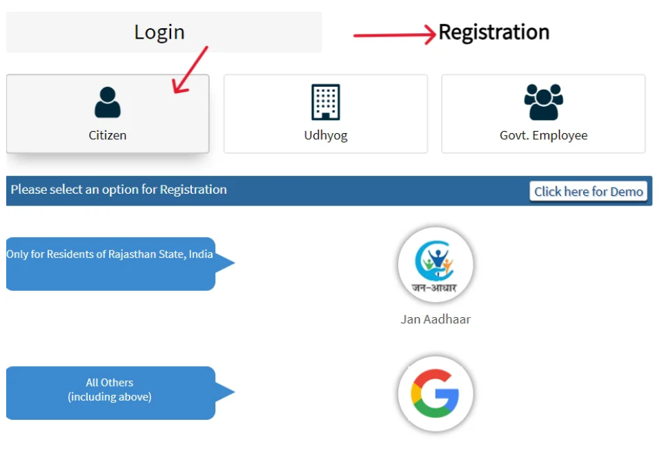 SSO ID Rajasthan Registration